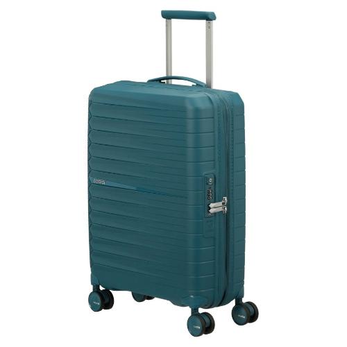 American Tourister Trolley cabina rigido espandibile tg. S (44Lt) 4 ruote (40x20x55cm) FAST FORWARD Totally Teal 155259 2774
