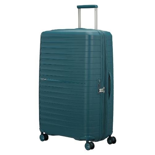 American Tourister Trolley rigido espandibile tg. L (118Lt) 4 ruote (50x30x78cm) FAST FORWARD Totally Teal 155261 2774