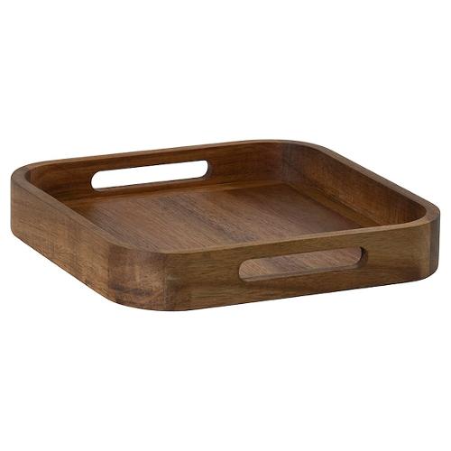 Bisetti Vassoio Legno (25cm) Acacia scuro 64020