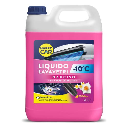 Labor Chimica Liquido vetri auto pluristagionale Narciso ( 5 lt ) HAPPY CAR 0021