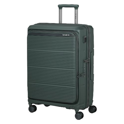 Samsonite Trolley rigido espandibile tg. M (81Lt) 4 ruote (47x30x67cm) PARALUX Green Olive 156525 1633