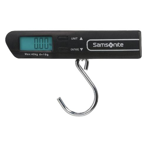 Samsonite Bilancia pesa bagagli digitale scala 10 gr portata max 40 Kg Black 155579 1041