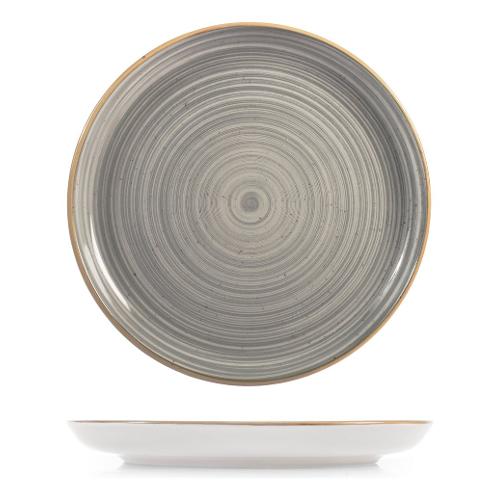 H&H Piatto frutta Stoneware (20cm) NORDIC Grigio 1491703