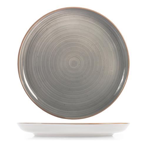 H&H Piatto piano Stoneware (26,5cm) NORDIC Grigio 1491701