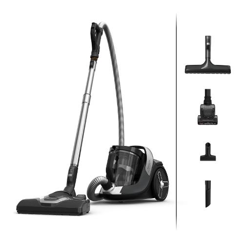 Rowenta Aspirapolvere 500W 2,5 Lt GREEN FORCE Cyclonic Effitech+ RO7C66 Black e Grey 2211401255