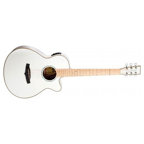 Tanglewood Chitarra acustica WINTERLEAF BLONDE TW4CE BLW Whitsunday White Gloss