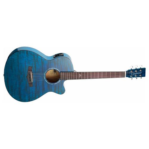 Tanglewood Chitarra acustica AZURE TA4 CE BL Thru Blue Gloss