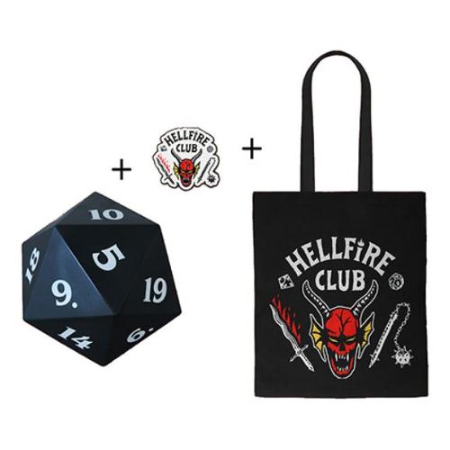 Cinereplicas Set regalo videogioco STRANGER THINGS Gift Set Hellfire Club 3in1 CR6002