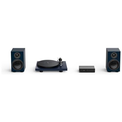 Pro Ject Giradischi COLORFUL AUDIO SYSTEM Satin Steel blue