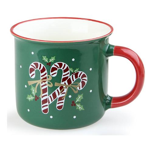Arabel Brinsley Tazza mug Natale (360ml) Assortito Rosso e Verde FR509346