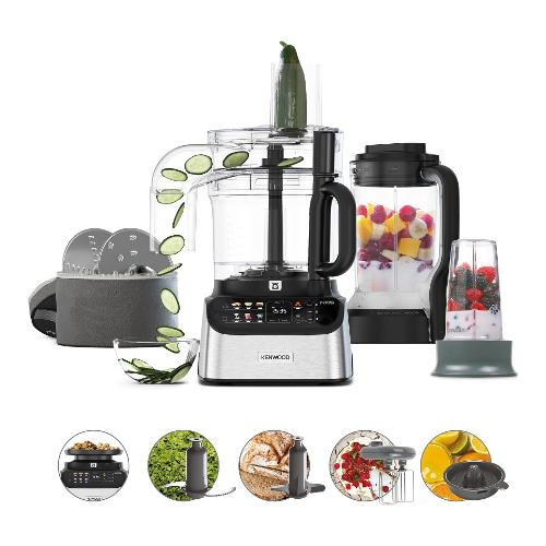 Kenwood Robot cucina 1000W (1,2Lt) MULTIPRO ONETOUCH FDM73 850SS Silver e Black 0W20011080