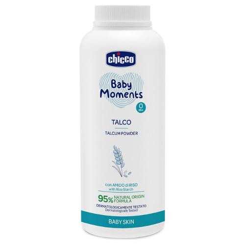 Chicco Talco in polvere con amido di riso 150 gr BABY MOMENTS 00012258770000
