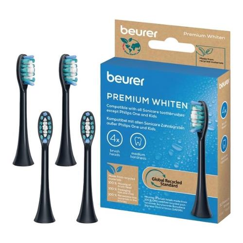Beurer Spazzolino ricambio PREMIUM Whiten Black (4pz) 10531