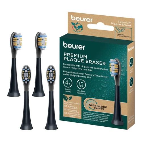 Beurer Spazzolino ricambio PREMIUM Plaque Eraser Black (4pz) 10522