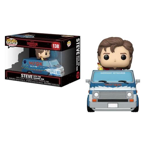 Funko POP RIDES Stranger Things Steve With Squawk Van 138 88958