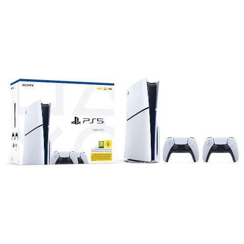 Playstation Console videogioco PLAYSTATION 5 Slim 1TB Bundle 2 DualSense White 1000050116