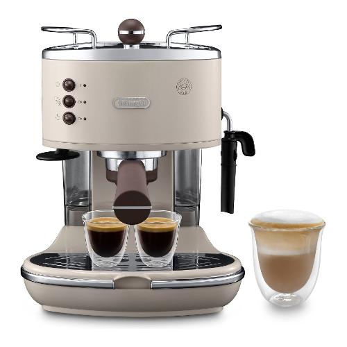 De Longhi Macchina caffè espresso 1100W ICONA VINTAGE Ecov 311 Bg Beige 0132106084