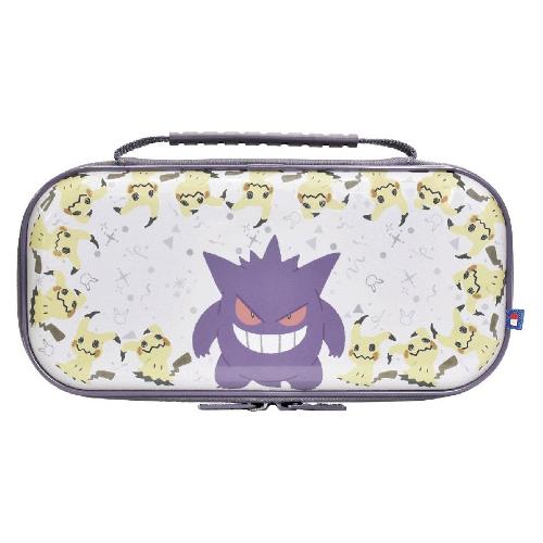 Hori Custodia videogioco SWITCH 2 Vault Case Pokemon Gengar & Mimikyu White e Purple NSX 095U