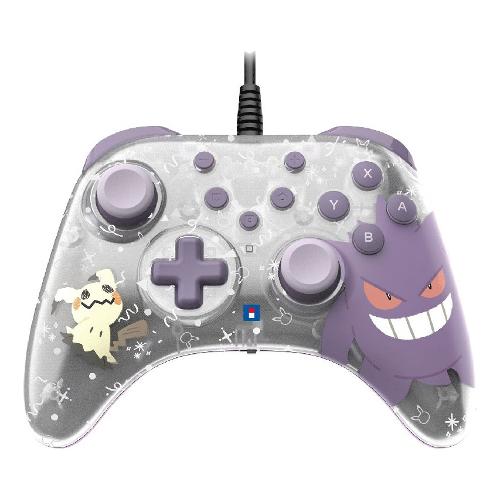 Hori Gamepad SWITCH 2 Horipad Turbo Pokemon Gengar & Mimikyu Clear e Purple NSX 090E