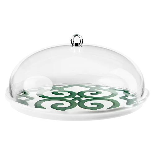 Guzzini Porta torta (30,4cm) con coperchio campana HARMONIA Verde 13292364
