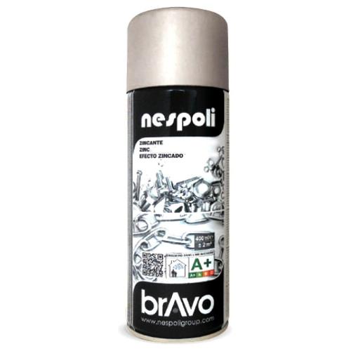 Nespoli Smalto spray zinco freddo BRAVO zinco opaco bomboletta 400 ml N0PCD40092