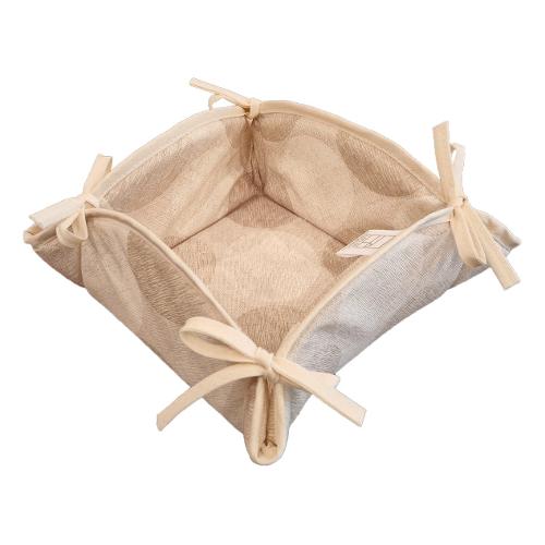Olibò Porta pane (25x25cm) cestino CALISTA Beige