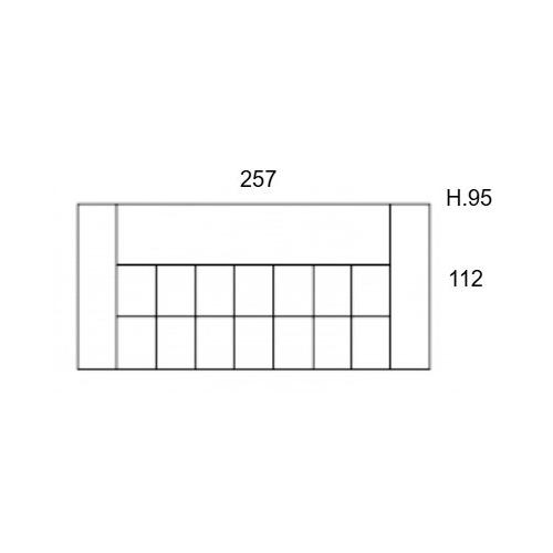 Lecomfort JAGGER Divano posti