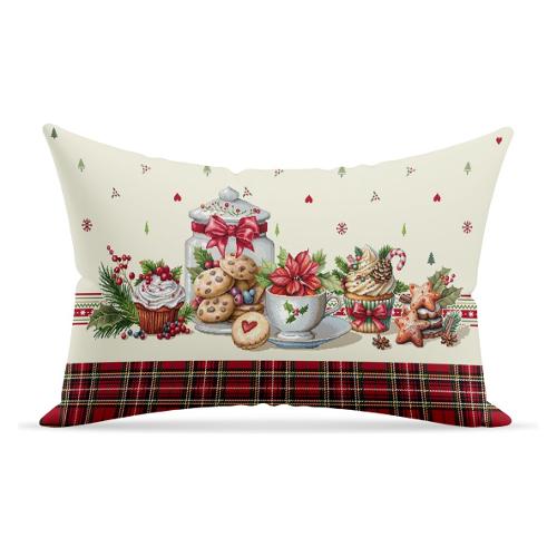 Vingi Cuscino arredo interno Natale TARTAN (70x40cm) P7608