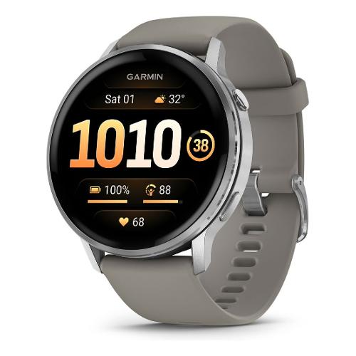 Garmin Smartwatch ( AMOLED ) VENU 4 Silver gray 45 mm 010 03014 01