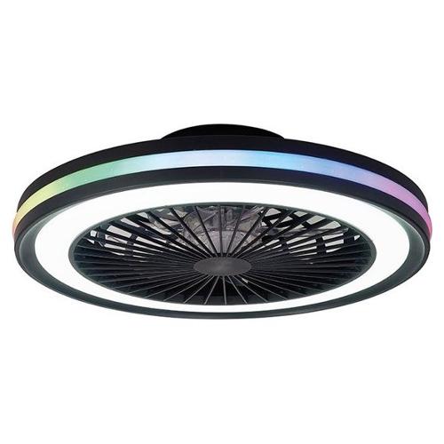 Mantra Ventilatore soffitto con luce Gamer Big RGB Black 7862 (55,6x14,2cm)