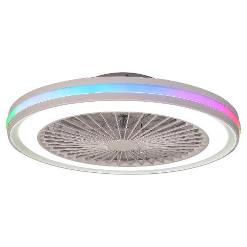 Mantra Ventilatore soffitto con luce Gamer Big RGB White 7861 (55,6x14,2cm)