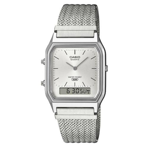 Casio Orologio VINTAGE Silver AQ 230EM 7AEF