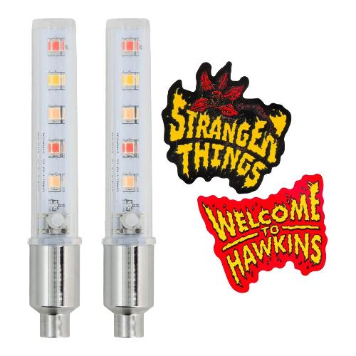 Paladone Gadget STRANGER THINGS Bike Lights & Stickers Glow In The Dark PP14499ST