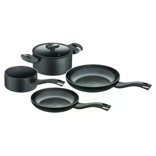 Berndes Batteria pentole Alluminio antiaderente 5 pz B.GREEN Nero 0015446573