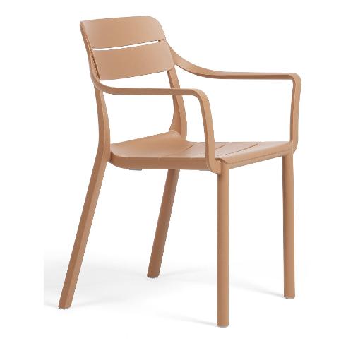 Nardi Sedia con braccioli polipropilene CASSIA Cappuccino 40220 14 000