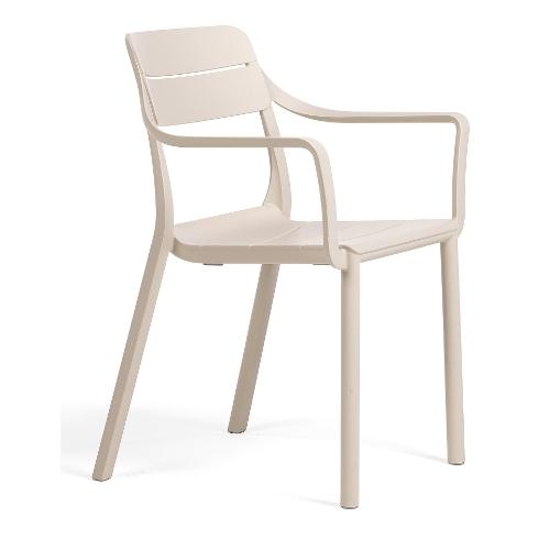 Nardi Sedia con braccioli polipropilene CASSIA Corda 40220 24 000