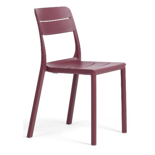 Nardi Sedia da esterno polipropilene CASSIA Bistrot Borgogna 40221 38 000