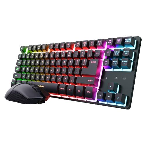 Trust Tastiera e mouse GXT 832 Thado Combo TKL Black 25983