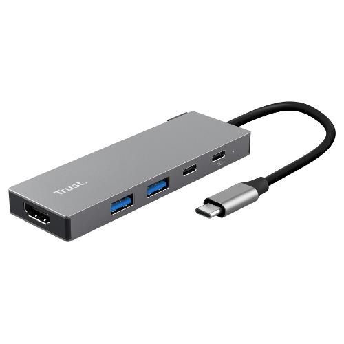 Trust HUB 3 in 1 DALYX USB C Grey 26062