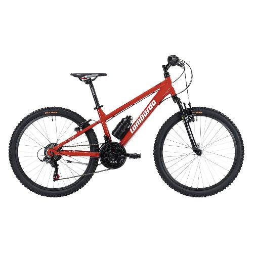 Cicli Lombardo Mountain Bike alluminio ( 18 vel ) 24" TROPEA Red Lollipop Glossy DY240334 C01
