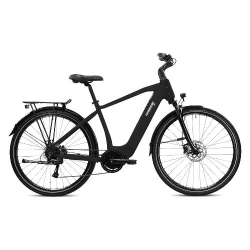 Cicli Lombardo Bici Trekking elettrica 28" ( 36V; 20Ah 720Wh ) MARATEA PLUS MAN Black Ossidiana Matt MT280148 C01 (taglia 48 )
