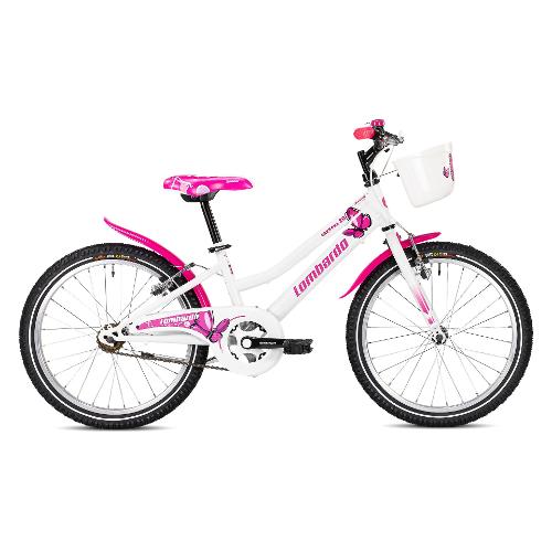 Cicli Lombardo Mountain Bike acciaio ( 1 vel ) 20" CREMONA White Neve Glossy DY200827 C02