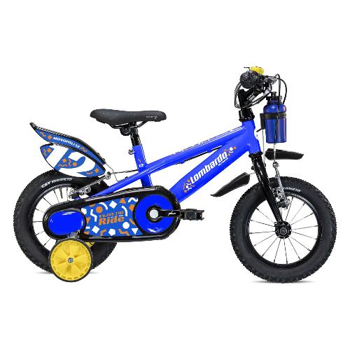 Cicli Lombardo Mountain Bike acciaio ( 1 vel ) 12" con rotelle MONOPOLI Blue Pop Glossy DY120119 C02