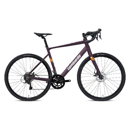 Cicli Lombardo Bici Gravel alluminio ( 9 vel ) 28" VOLTERRA Violet Roxanne Matt CG280449 C03 (taglia 49 )