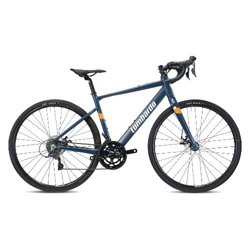 Cicli Lombardo Bici Gravel alluminio ( 9 vel ) 28" VOLTERRA Blue Silva Matt CG280446 C01 (taglia 46 )
