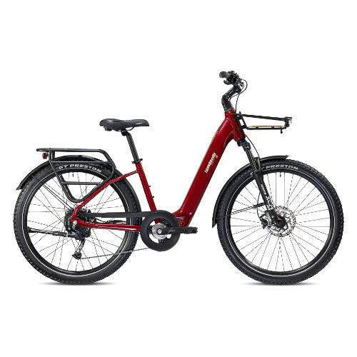 Cicli Lombardo City Bike elettrica 27,5" ( 36V; 20Ah 720Wh ) SAPRI Bordeaux Duna Glossy MC270141 C03 (taglia 41 )