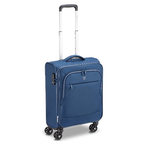 Roncato Trolley cabina morbido tg. S 4 ruote FLYOVER Blu 41411323