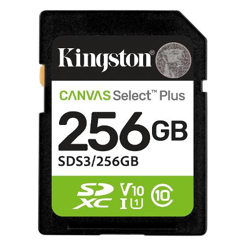 Kingston SD 256GB CANVAS SELECT PLUS SDS3 256GB