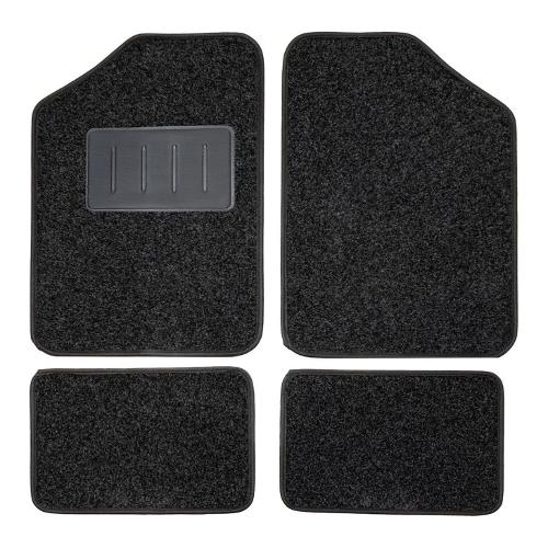 Co Ra Set tappeti auto 2 anteriori e 2 posteriori Prontomat Nero 000135760