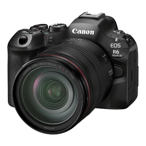 Canon Fotocamera mirrorless 32,5Mpx Full frame EOS R6 MARK III Kit RF 24 105mm 4.0 L IS USM Black 7084C012